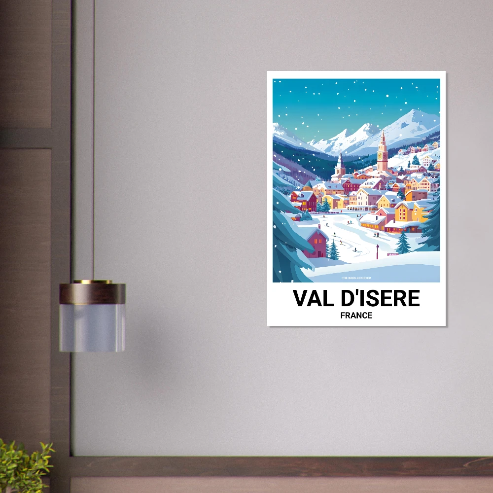 Affiche VAL D'ISÈRE - Image 3 of 6