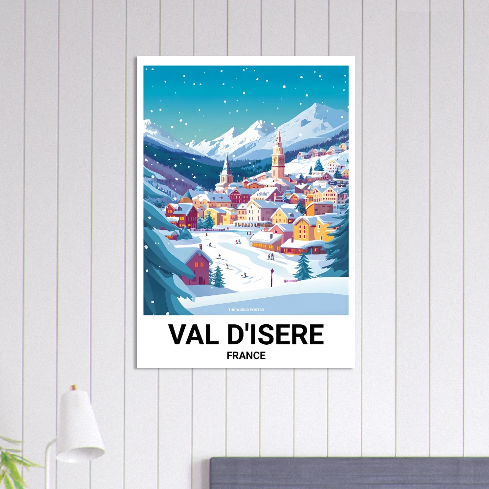 Affiche VAL D'ISÈRE - Image 4 of 6