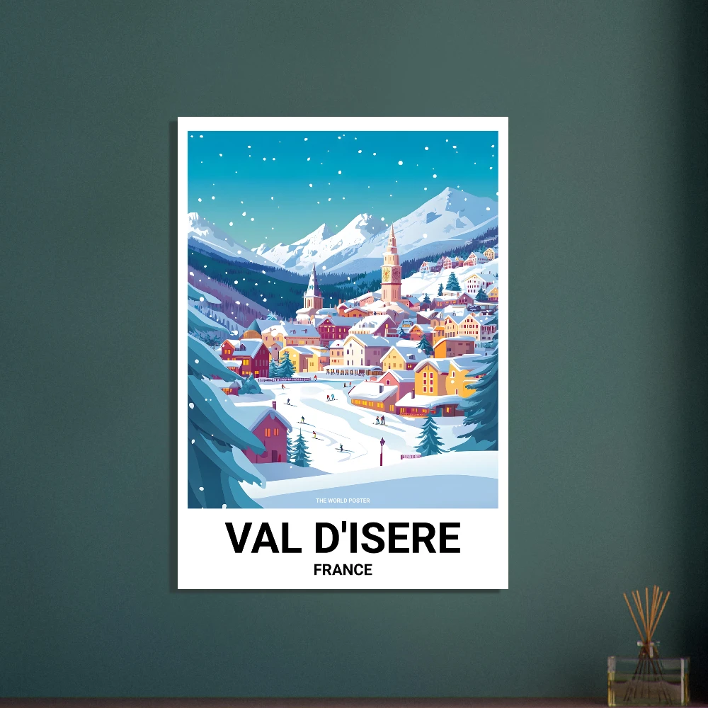 Affiche VAL D'ISÈRE - Image 6 of 6