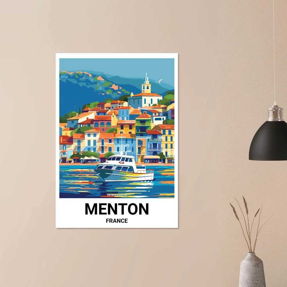Affiche MENTON - Image 3 of 6