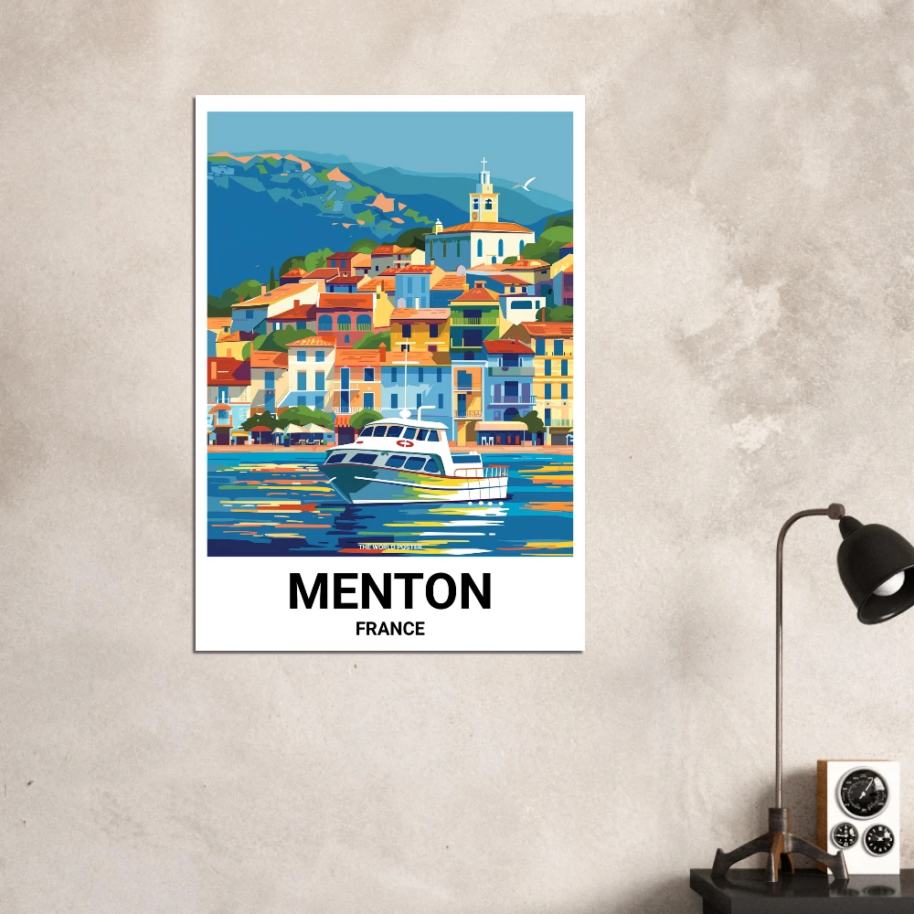 Affiche MENTON - Image 5 of 6