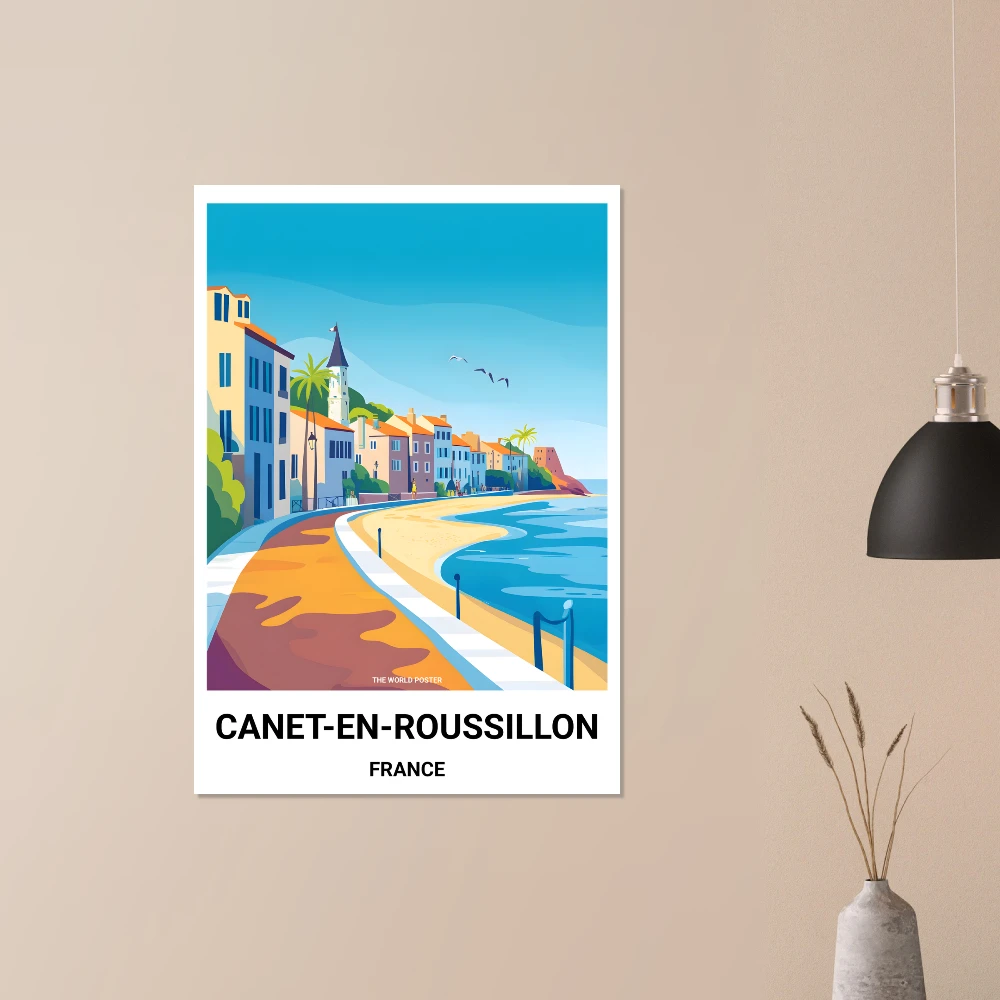 Affiche CANET-EN-ROUSSILLON - Image 3 of 6