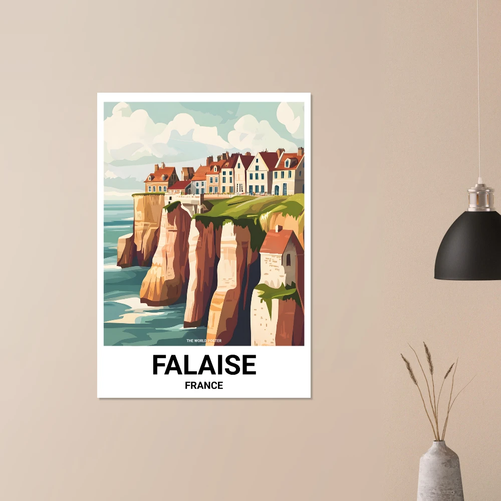 Affiche FALAISE - Image 4 of 6