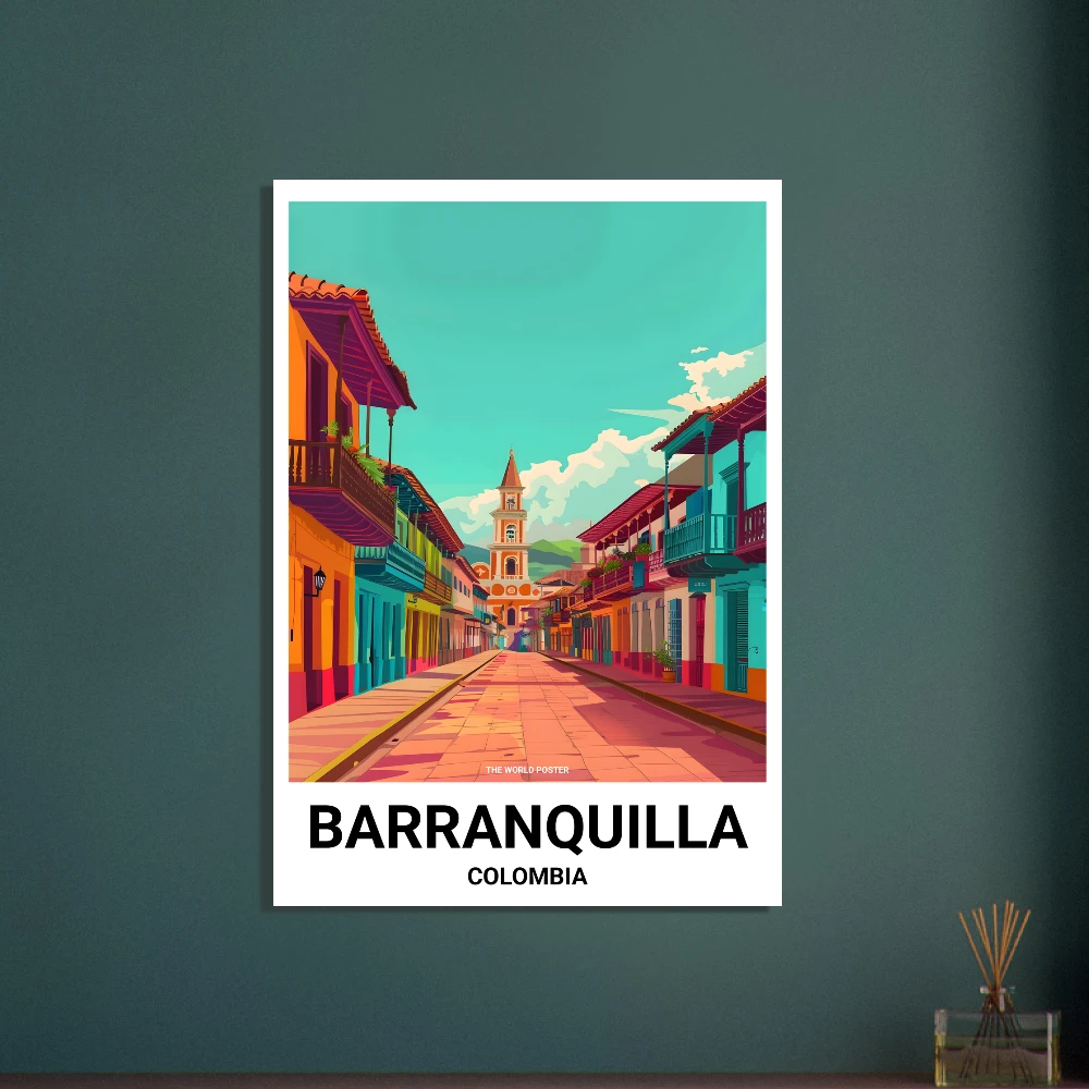 Affiche BARRANQUILLA - Image 6 of 6