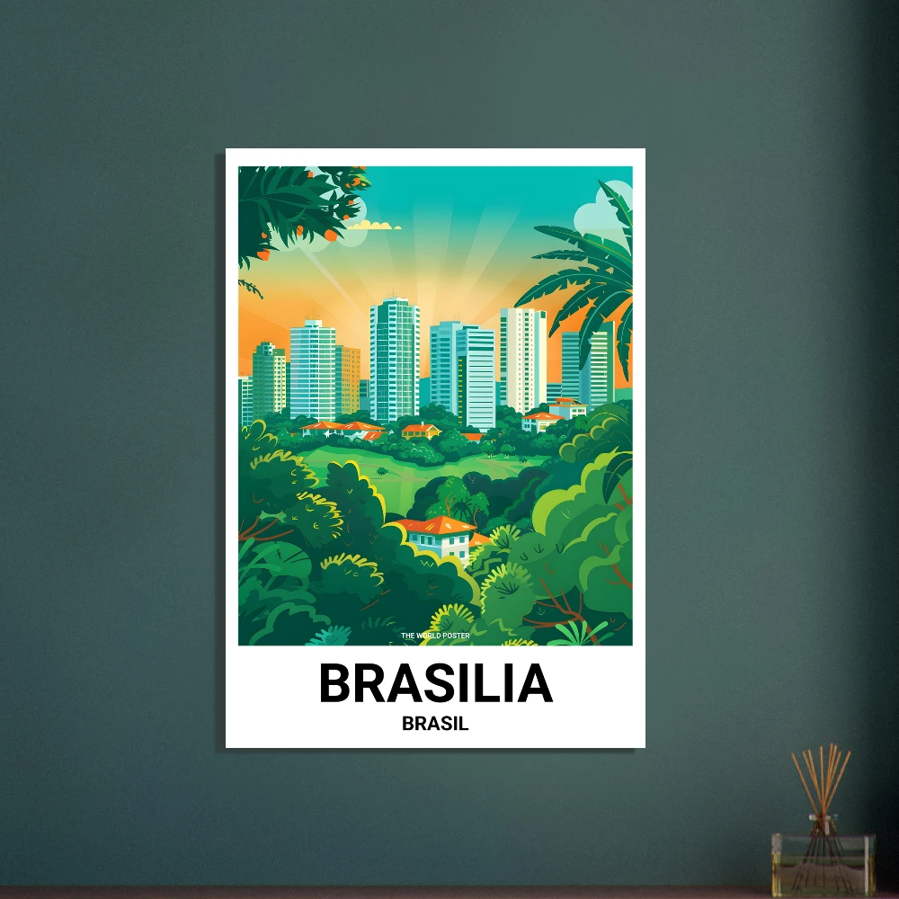 Affiche BRASÍLIA - Image 5 of 6