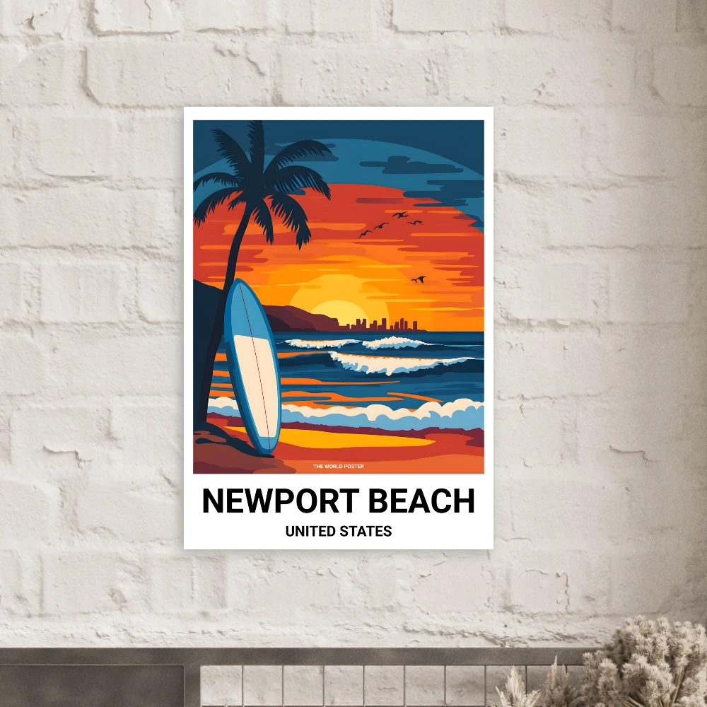 Affiche NEWPORT BEACH - Image 2 of 6