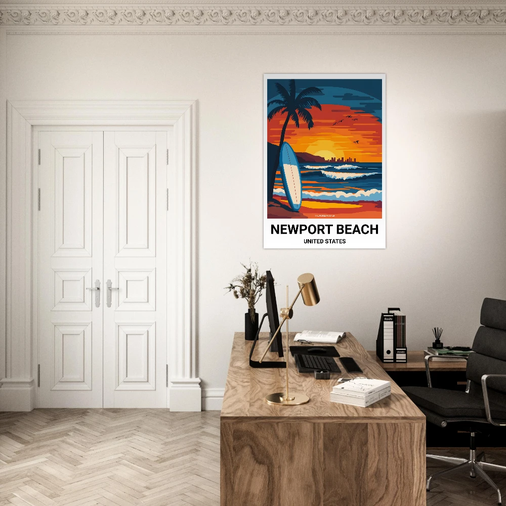 Affiche NEWPORT BEACH - Image 3 of 6