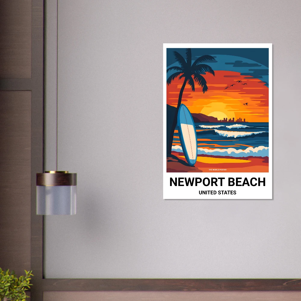 Affiche NEWPORT BEACH - Image 4 of 6