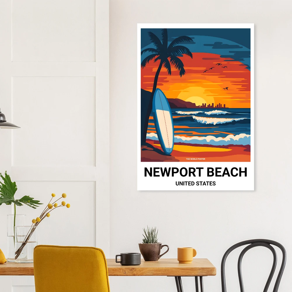 Affiche NEWPORT BEACH - Image 6 of 6