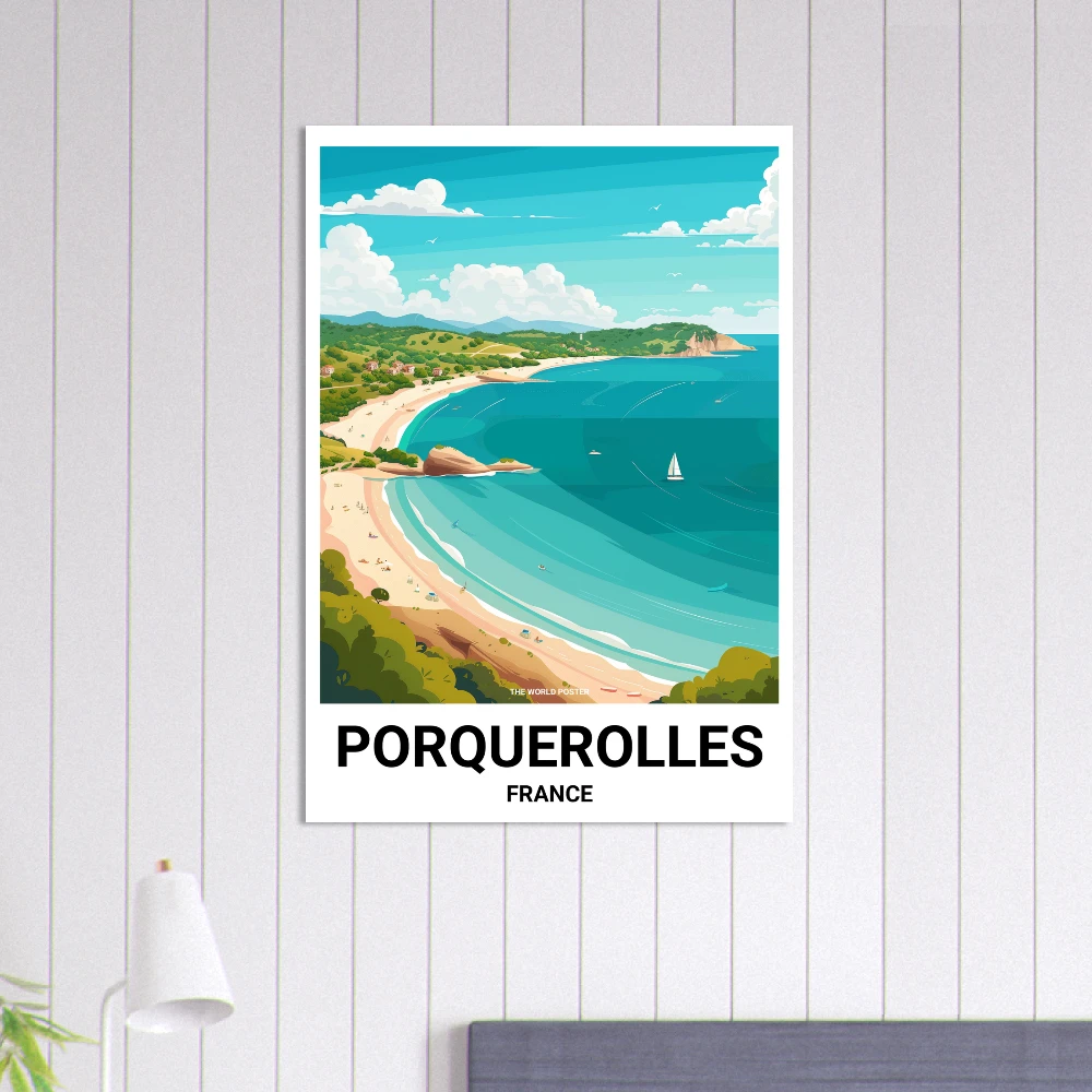 Affiche PORQUEROLLES - Image 2 of 6