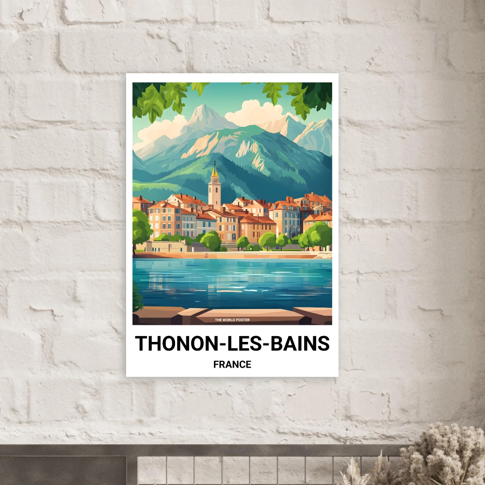 Affiche THONON-LES-BAINS - Image 4 of 6