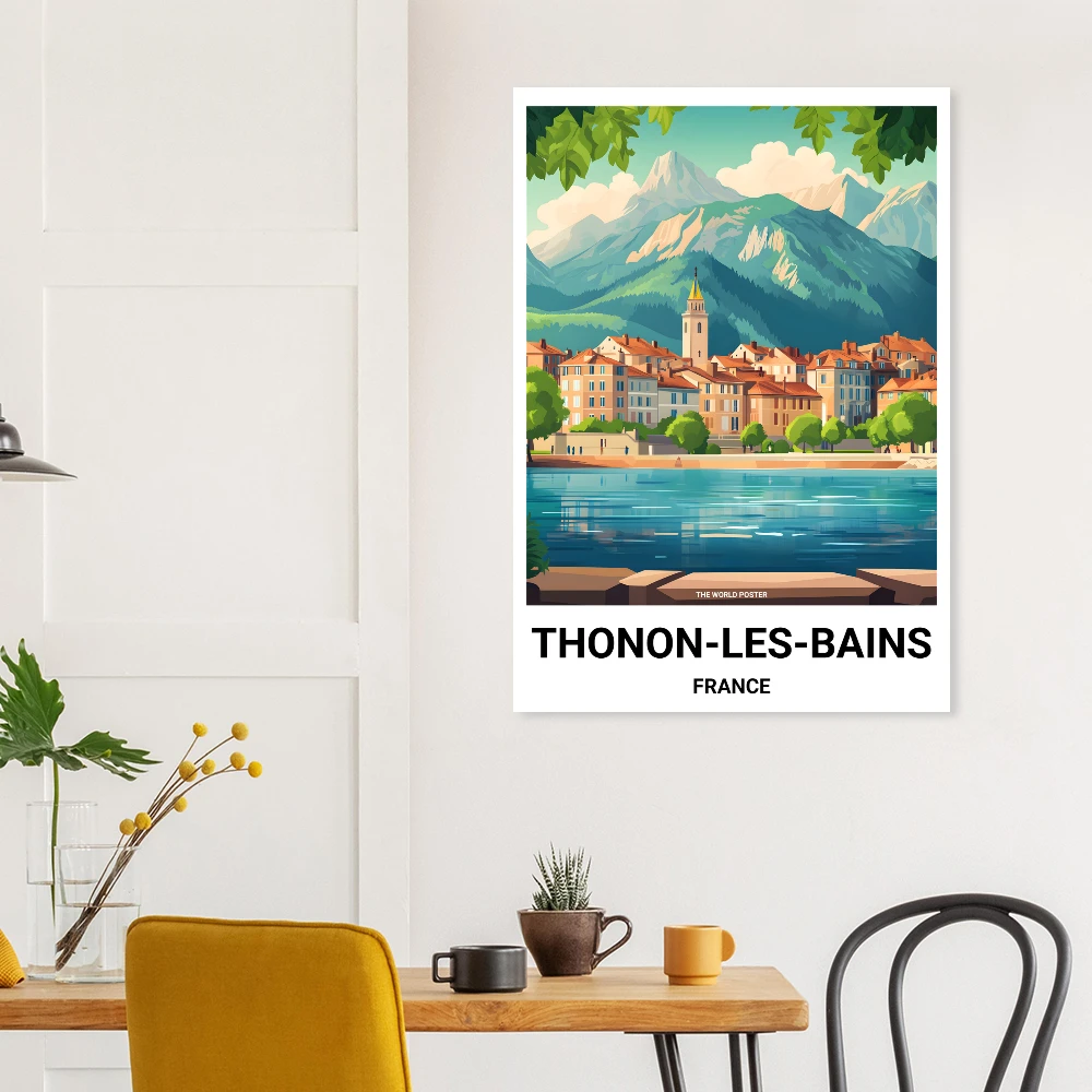 Affiche THONON-LES-BAINS - Image 6 of 6