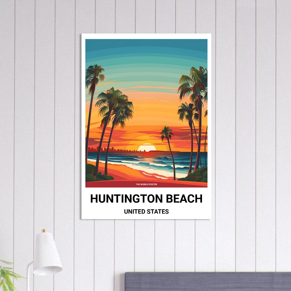 Affiche HUNTINGTON BEACH - Image 2 of 6