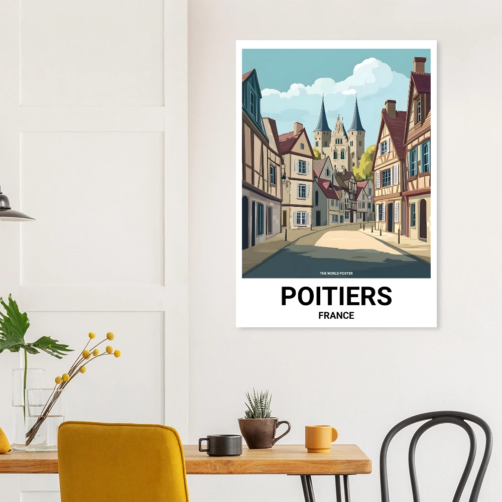 Affiche POITIERS - Image 2 of 6