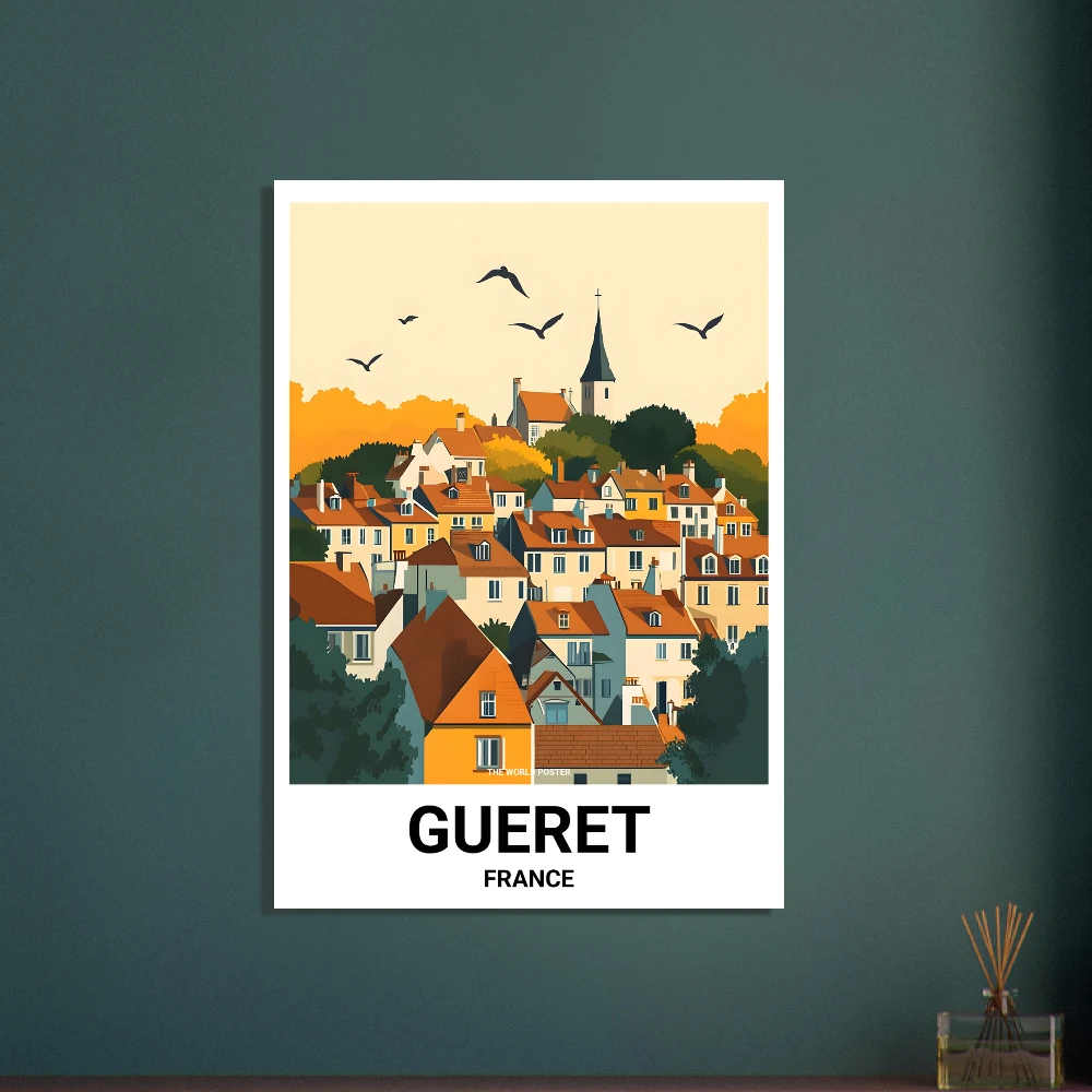 Affiche GUÉRET - Image 2 of 6