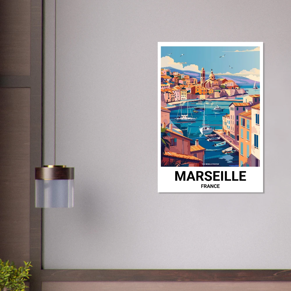 Affiche MARSEILLE - Image 2 of 6