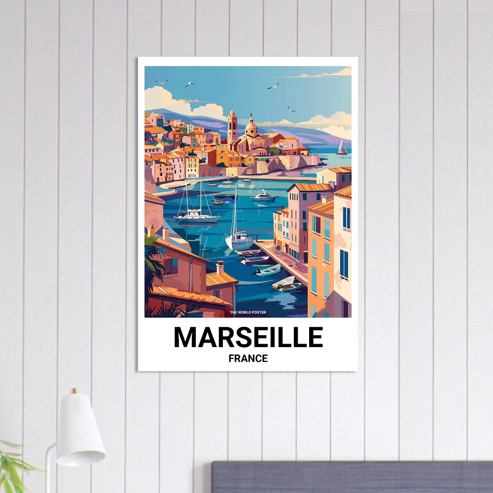 Affiche MARSEILLE - Image 3 of 6