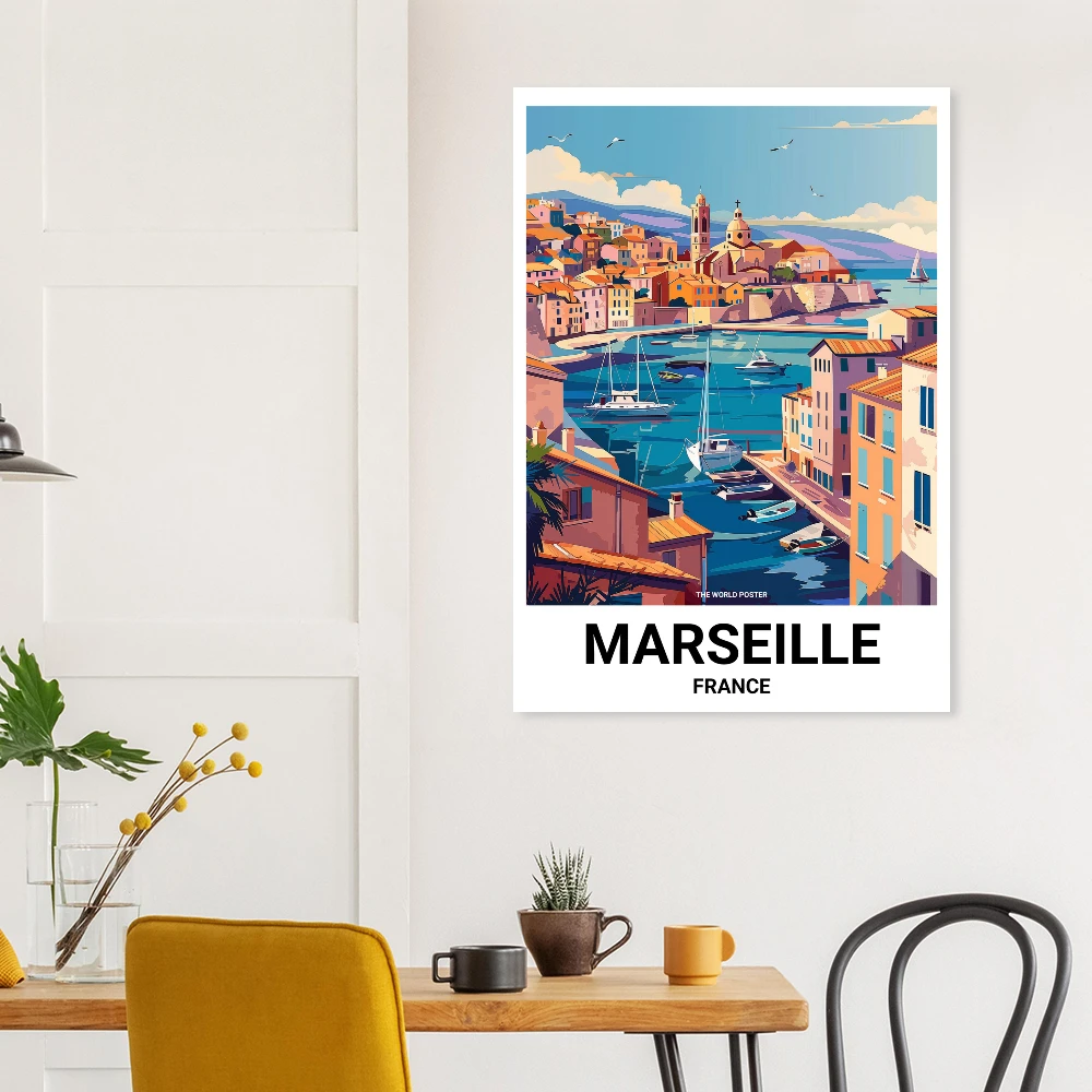 Affiche MARSEILLE - Image 6 of 6