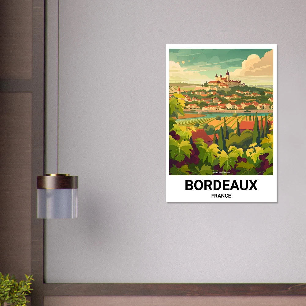 Affiche BORDEAUX - Image 2 of 6