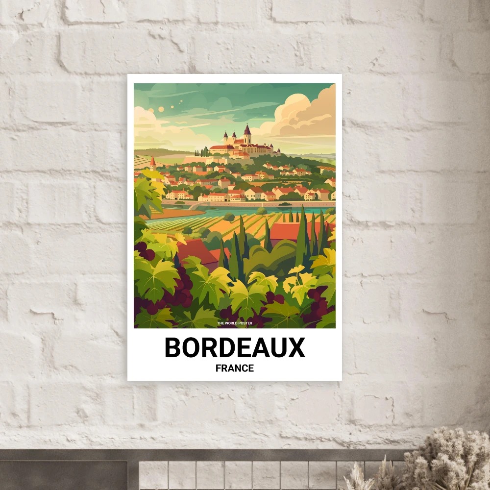 Affiche BORDEAUX - Image 4 of 6