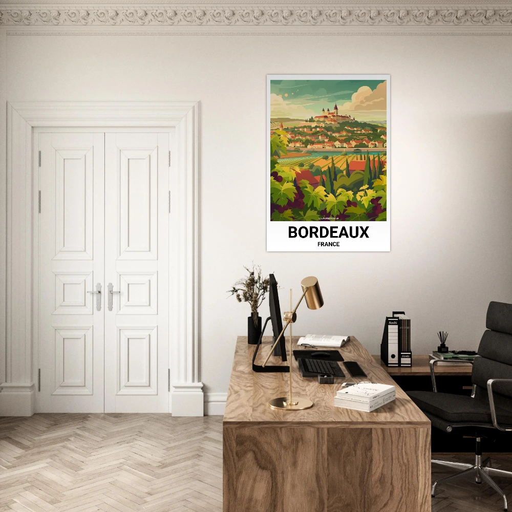 Affiche BORDEAUX - Image 5 of 6