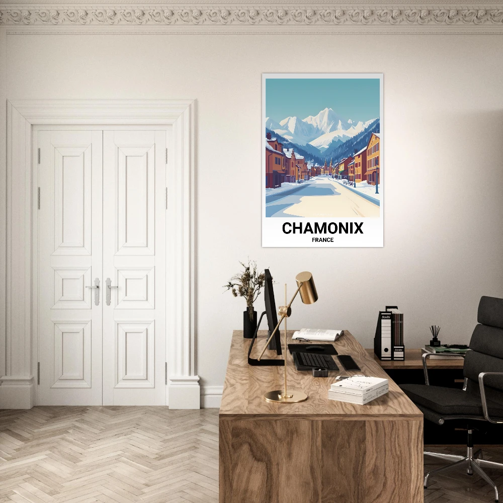 Affiche CHAMONIX - Image 3 of 6