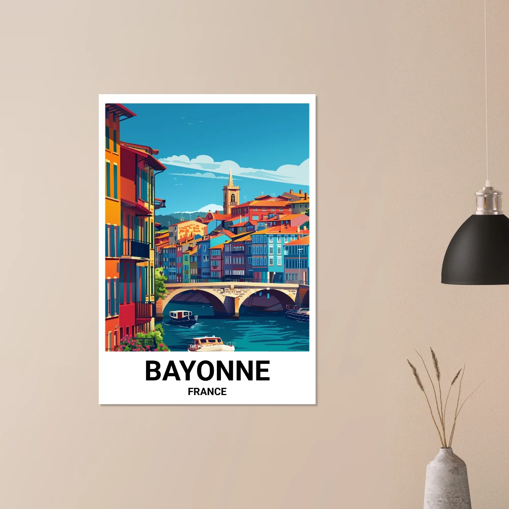 Affiche BAYONNE - Image 4 of 6