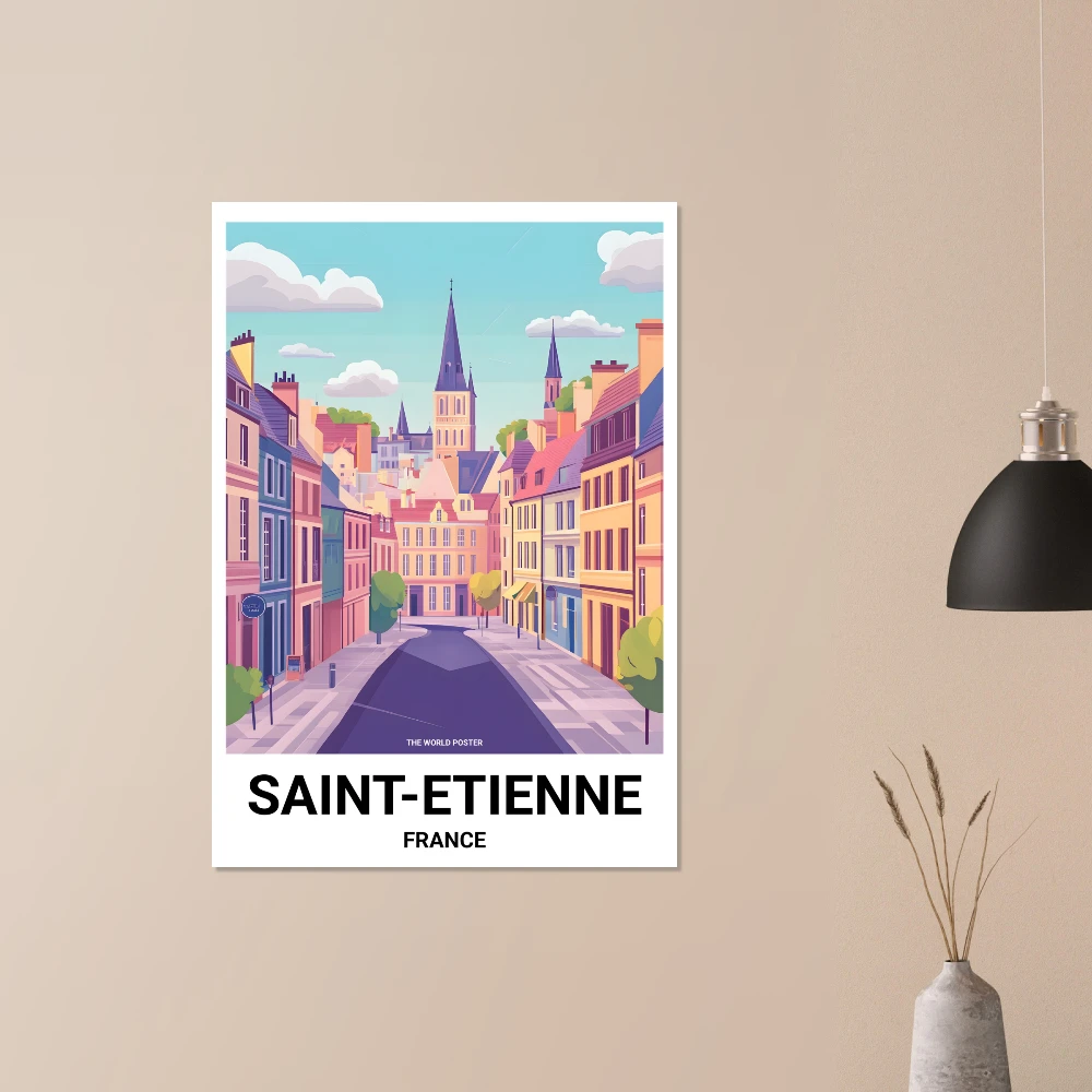 Affiche SAINT-ÉTIENNE - Image 2 of 6
