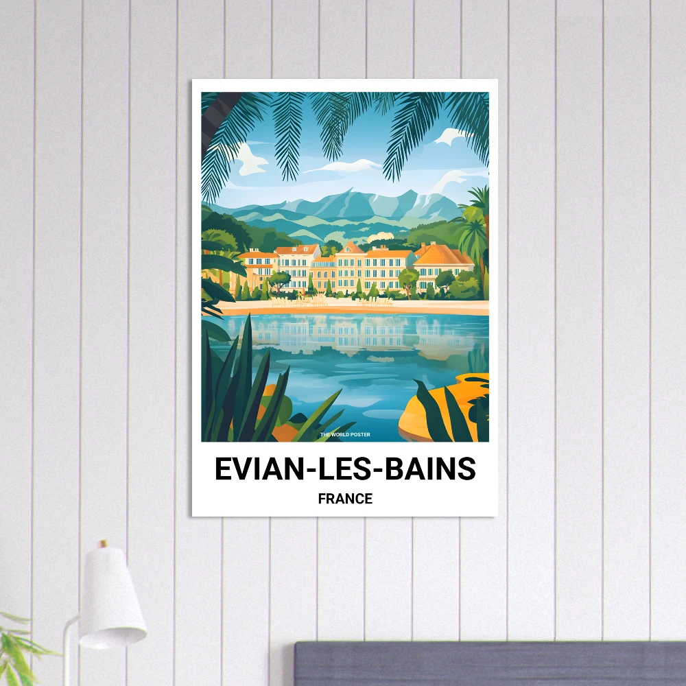 Affiche ÉVIAN-LES-BAINS - Image 5 of 6