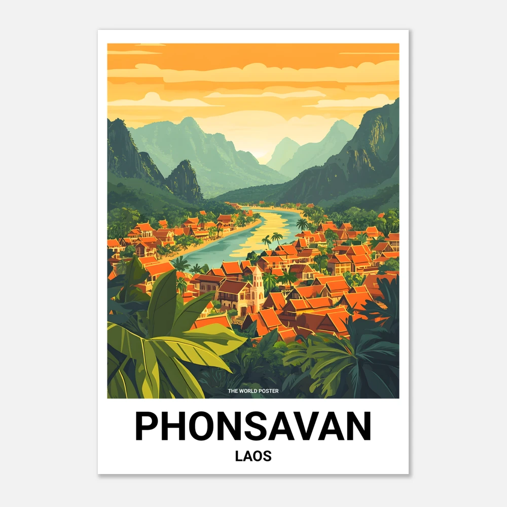 Affiche PHONSAVAN - Image 1 of 6