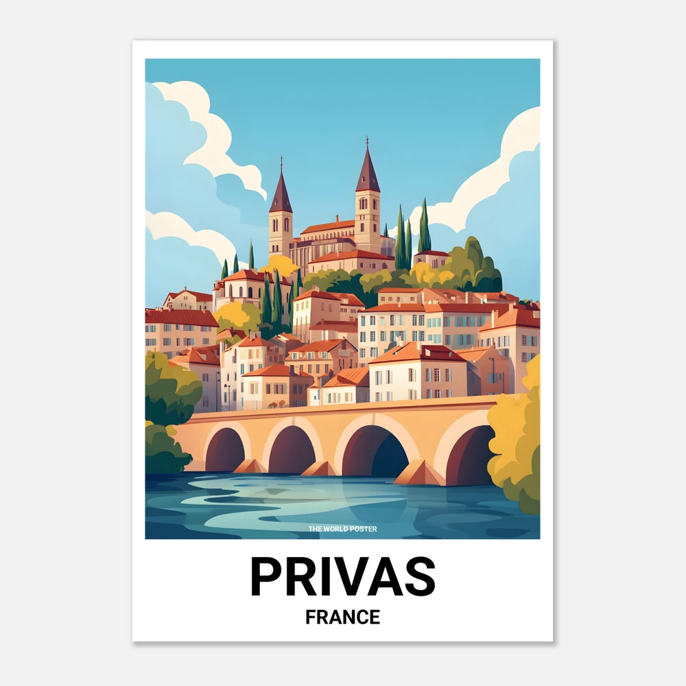 Affiche PRIVAS - Image 1 of 6