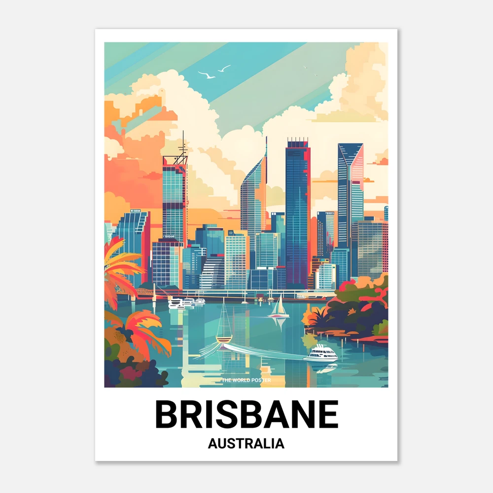Affiche BRISBANE - Image 1 of 6