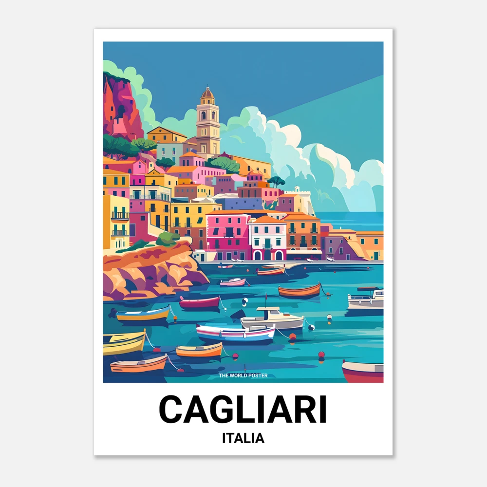 Affiche CAGLIARI - Image 1 of 6