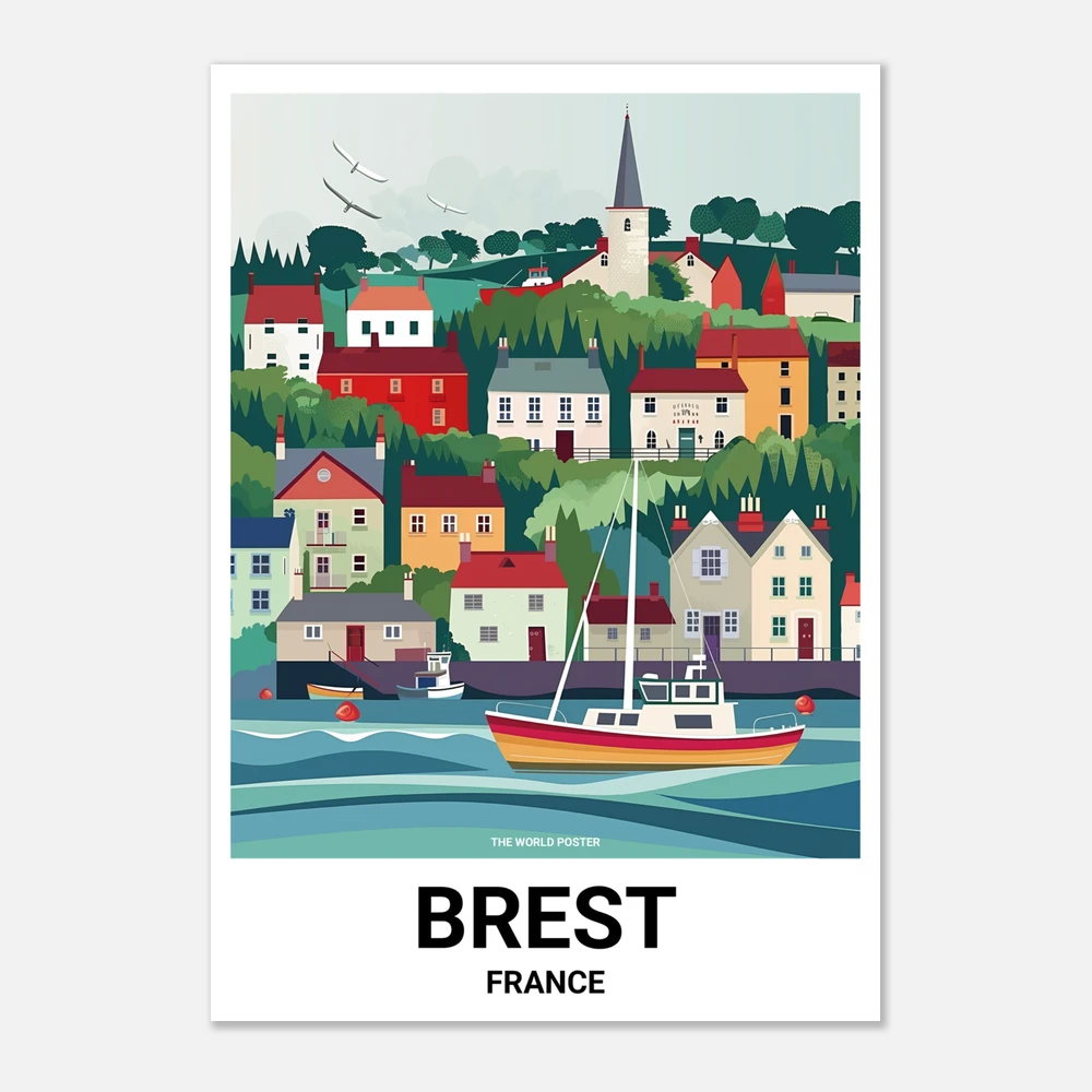 Affiche BREST - Image 1 of 6