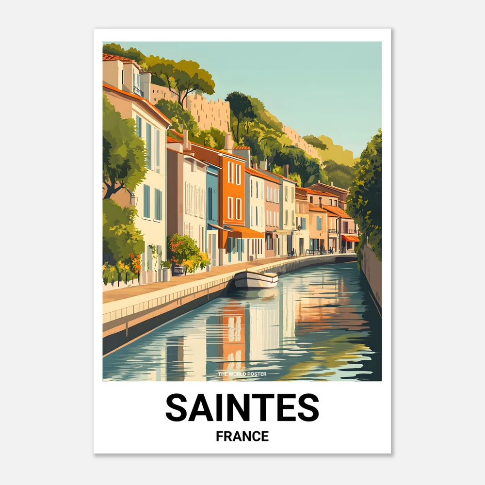 Affiche SAINTES - Image 1 of 6