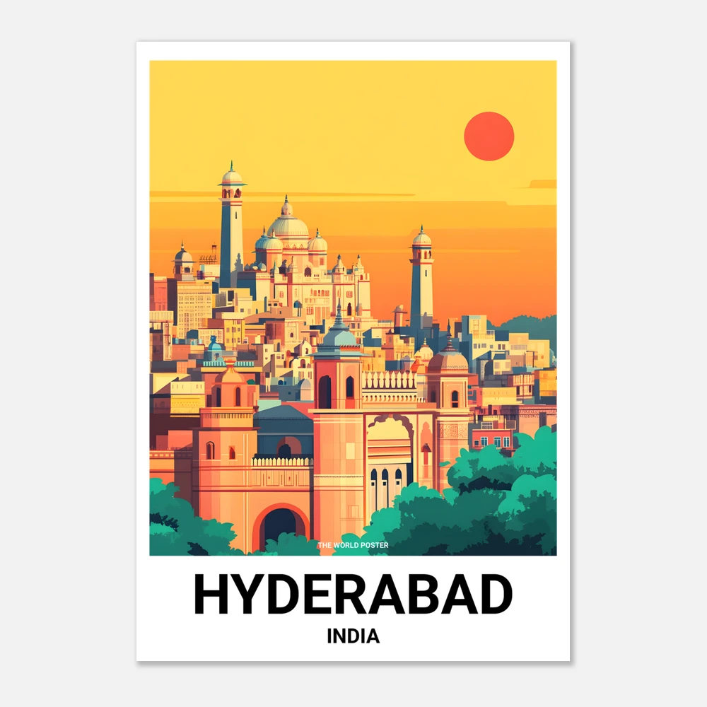Affiche HYDERABAD - Image 1 of 6