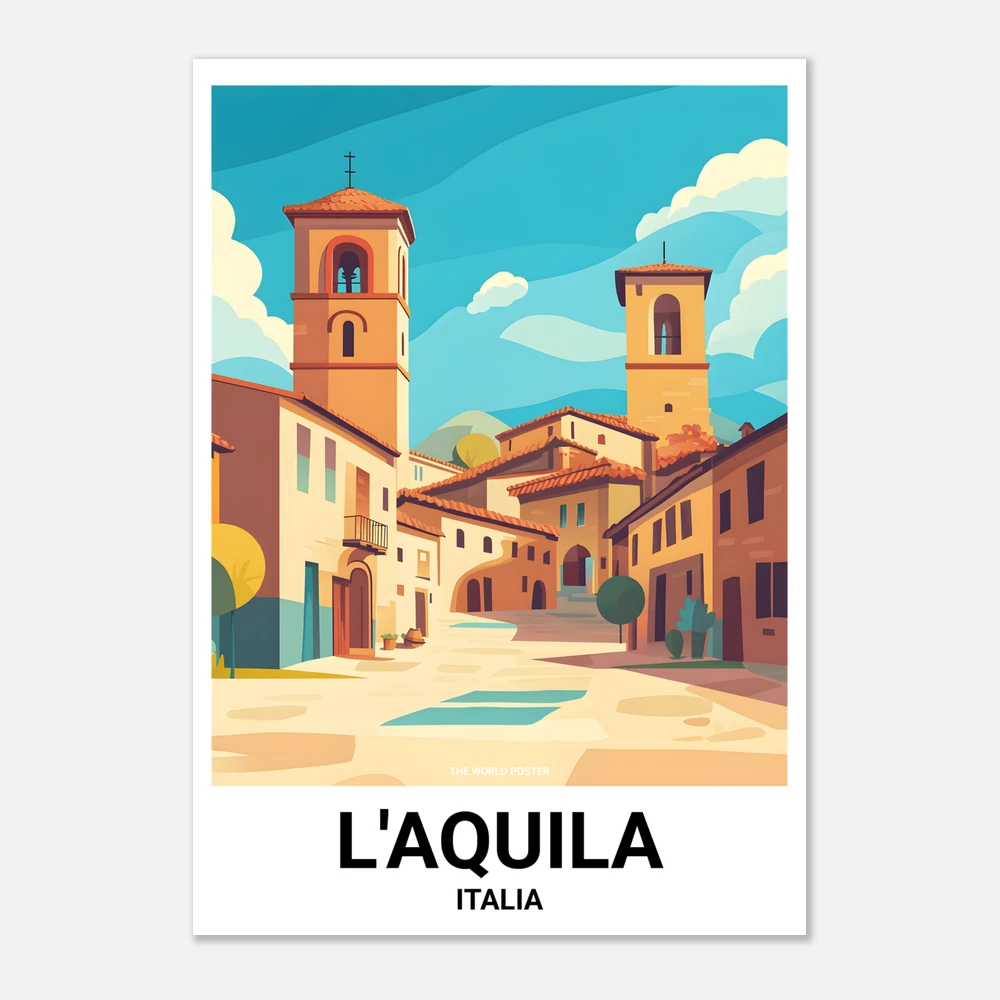 Affiche L'AQUILA - Image 1 of 6