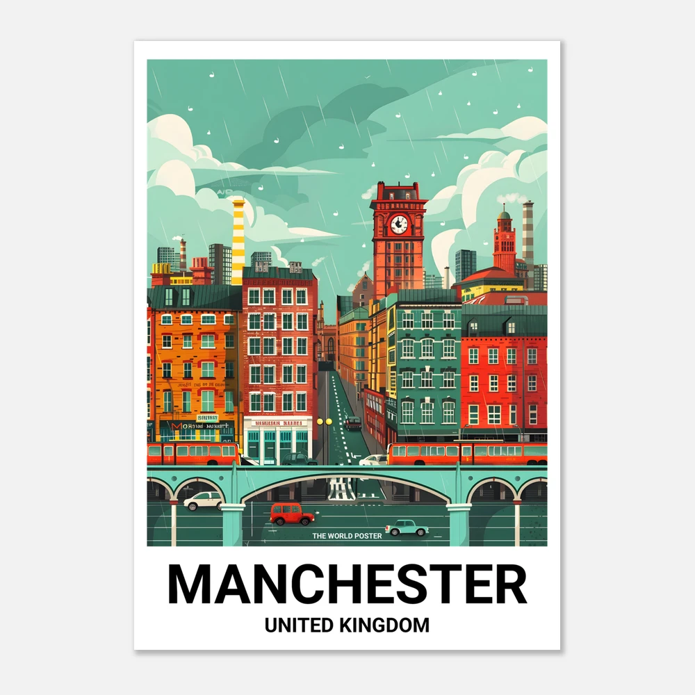 Affiche MANCHESTER - Image 1 of 6
