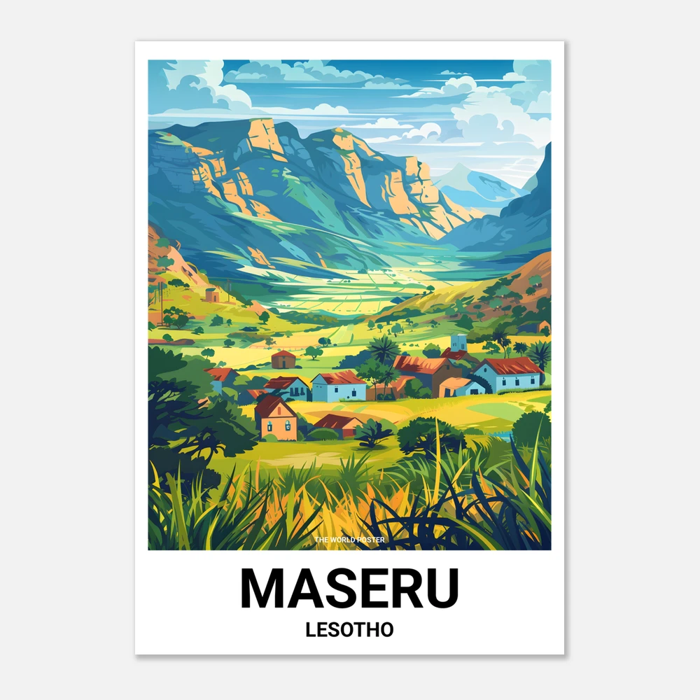 Affiche MASERU - Image 1 of 6