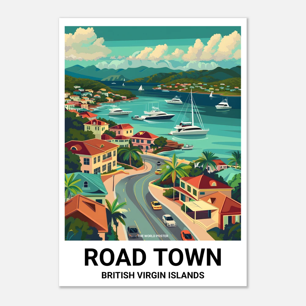 Affiche ROAD TOWN - Image 1 of 6