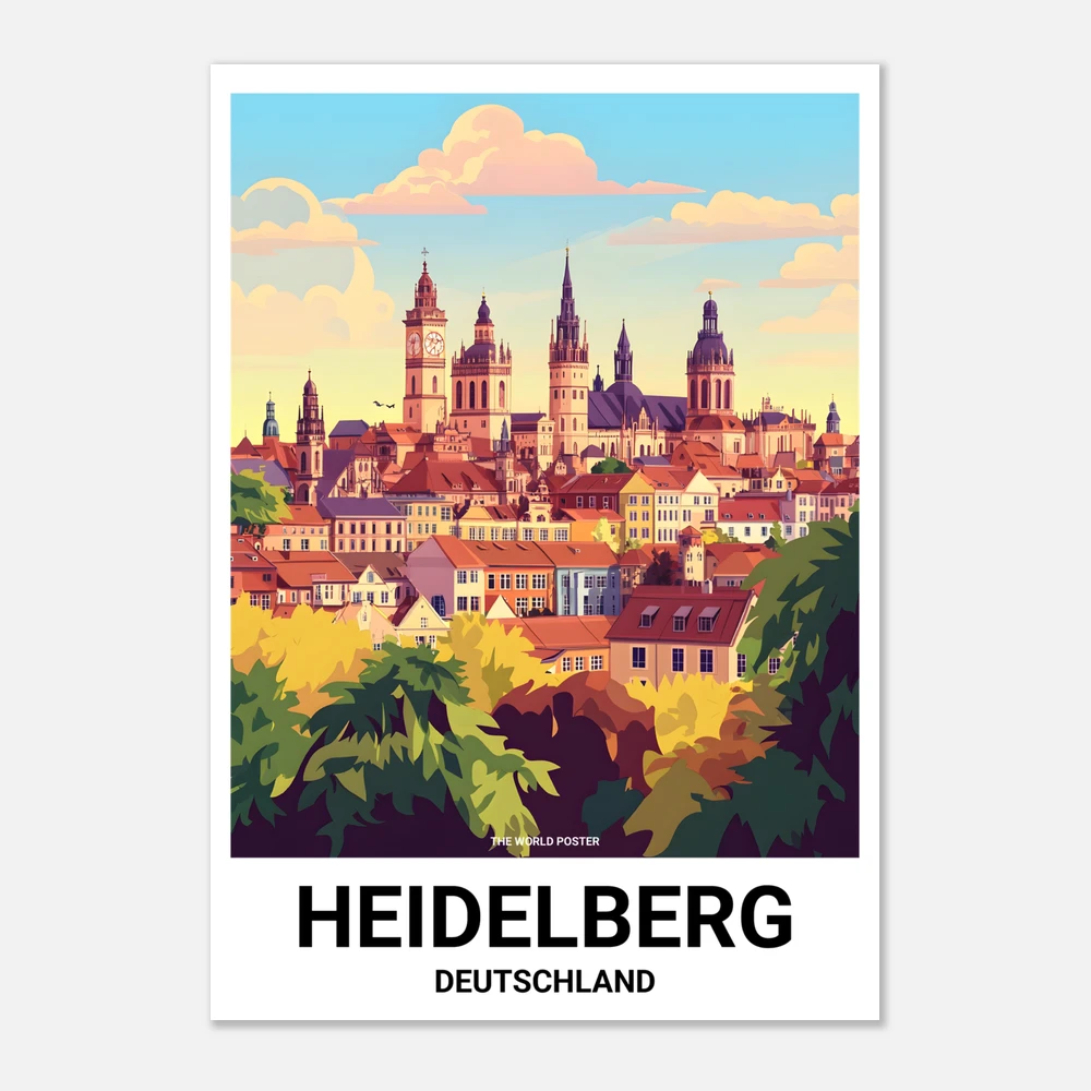 Affiche HEIDELBERG - Image 1 of 6
