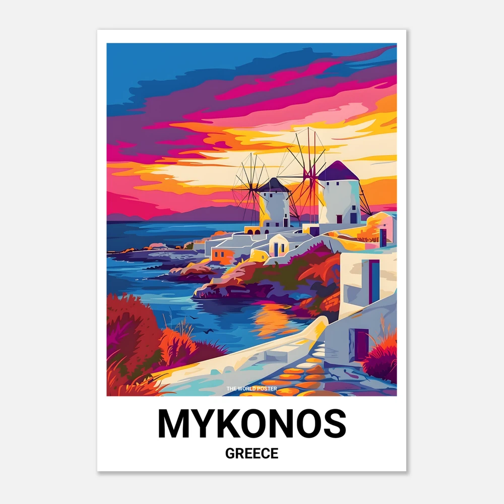 Affiche MYKONOS - Image 1 of 6