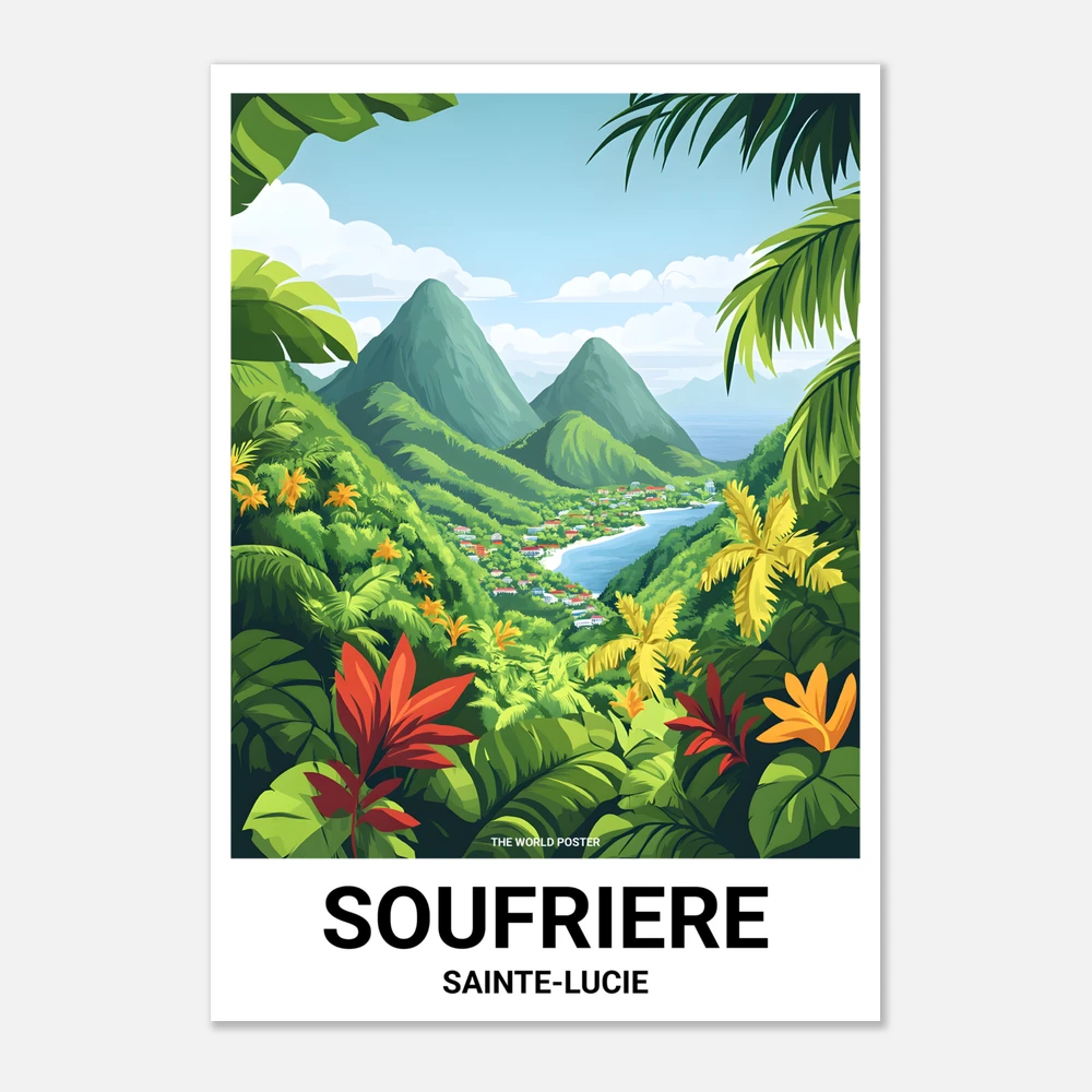 Affiche SOUFRIÈRE - Image 1 of 6