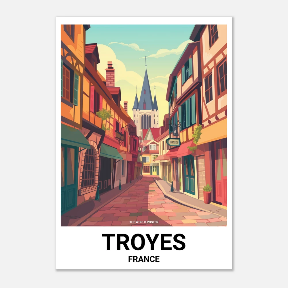 Affiche TROYES - Image 1 of 6