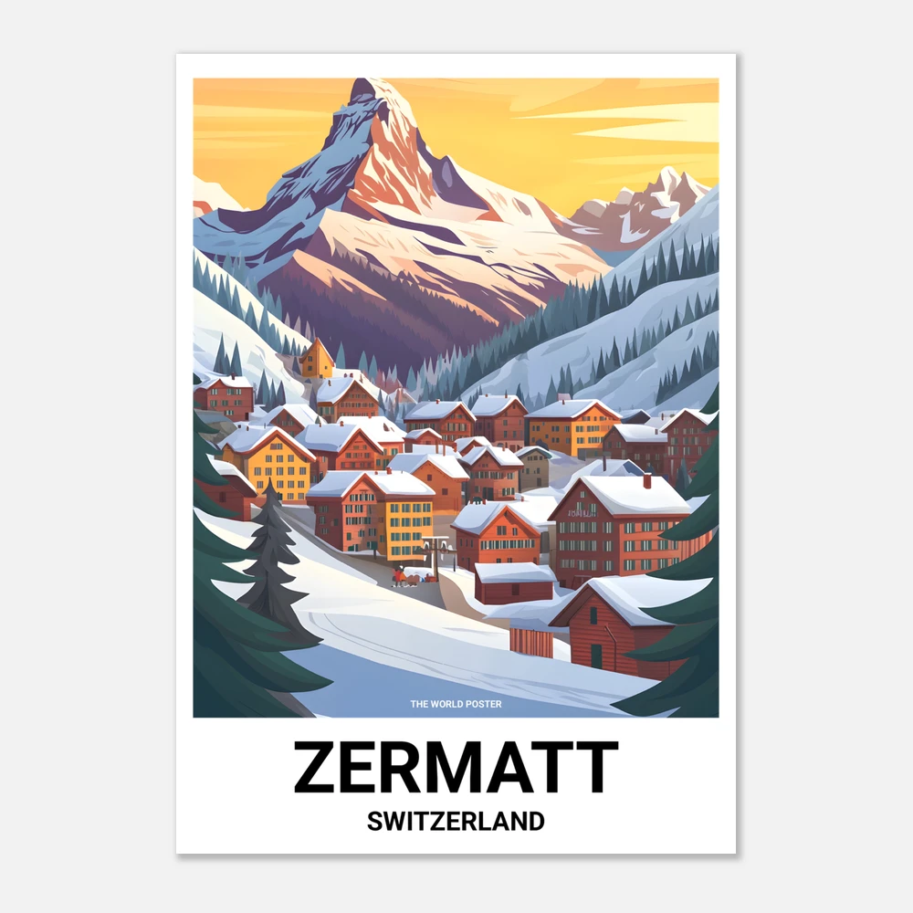 Affiche ZERMATT - Image 1 of 6