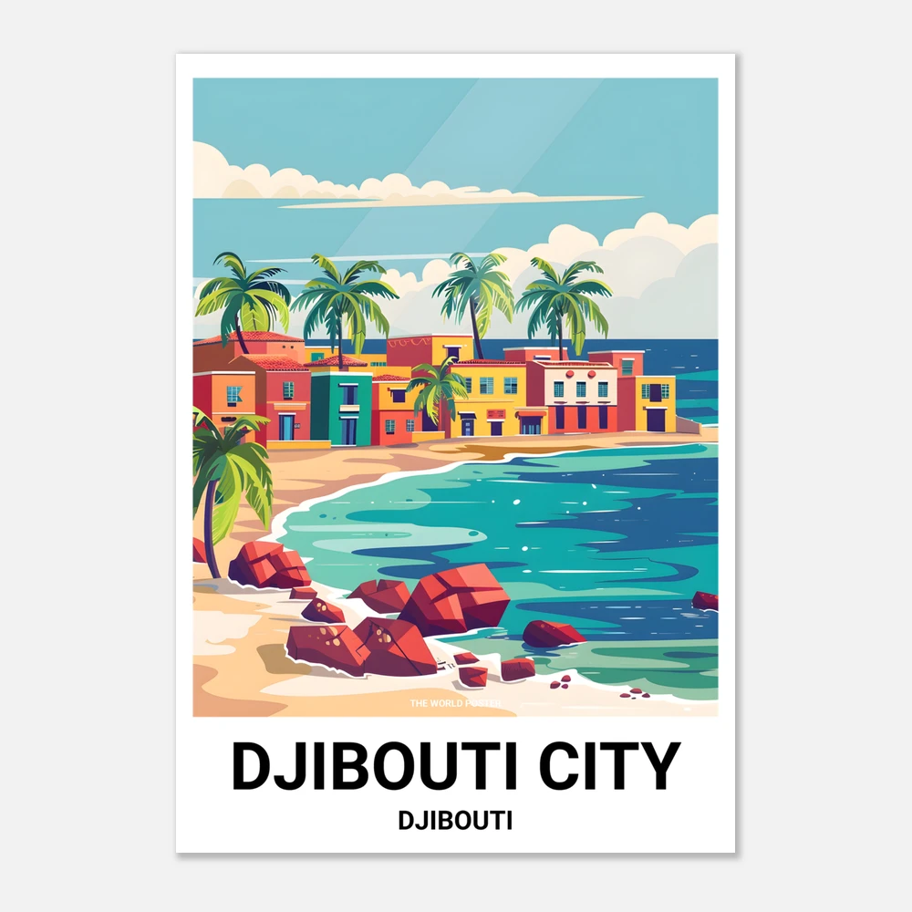 Affiche DJIBOUTI VILLE - Image 1 of 6