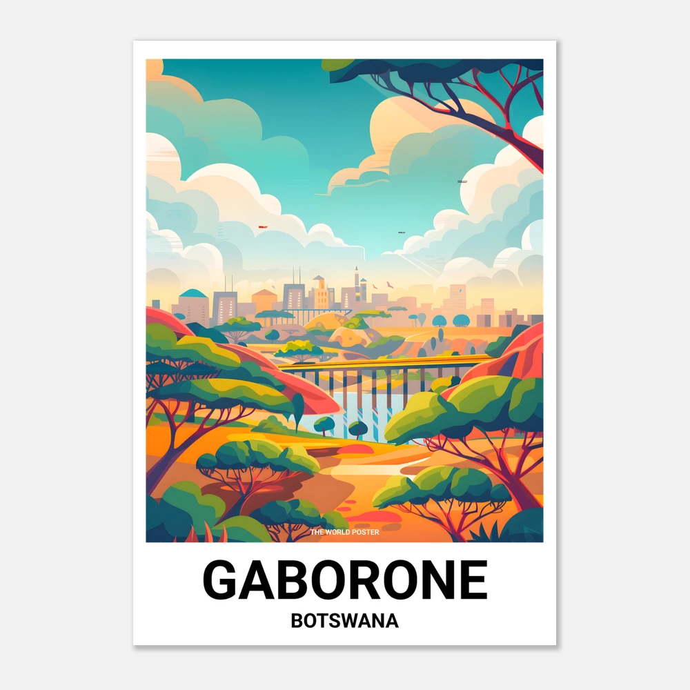 Affiche GABORONE - Image 1 of 6