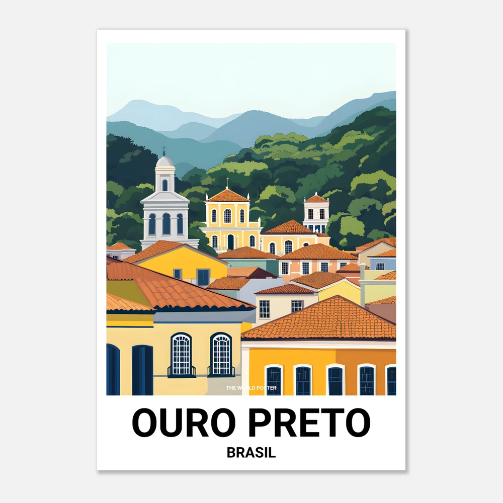 Affiche OURO PRETO - Image 1 of 6