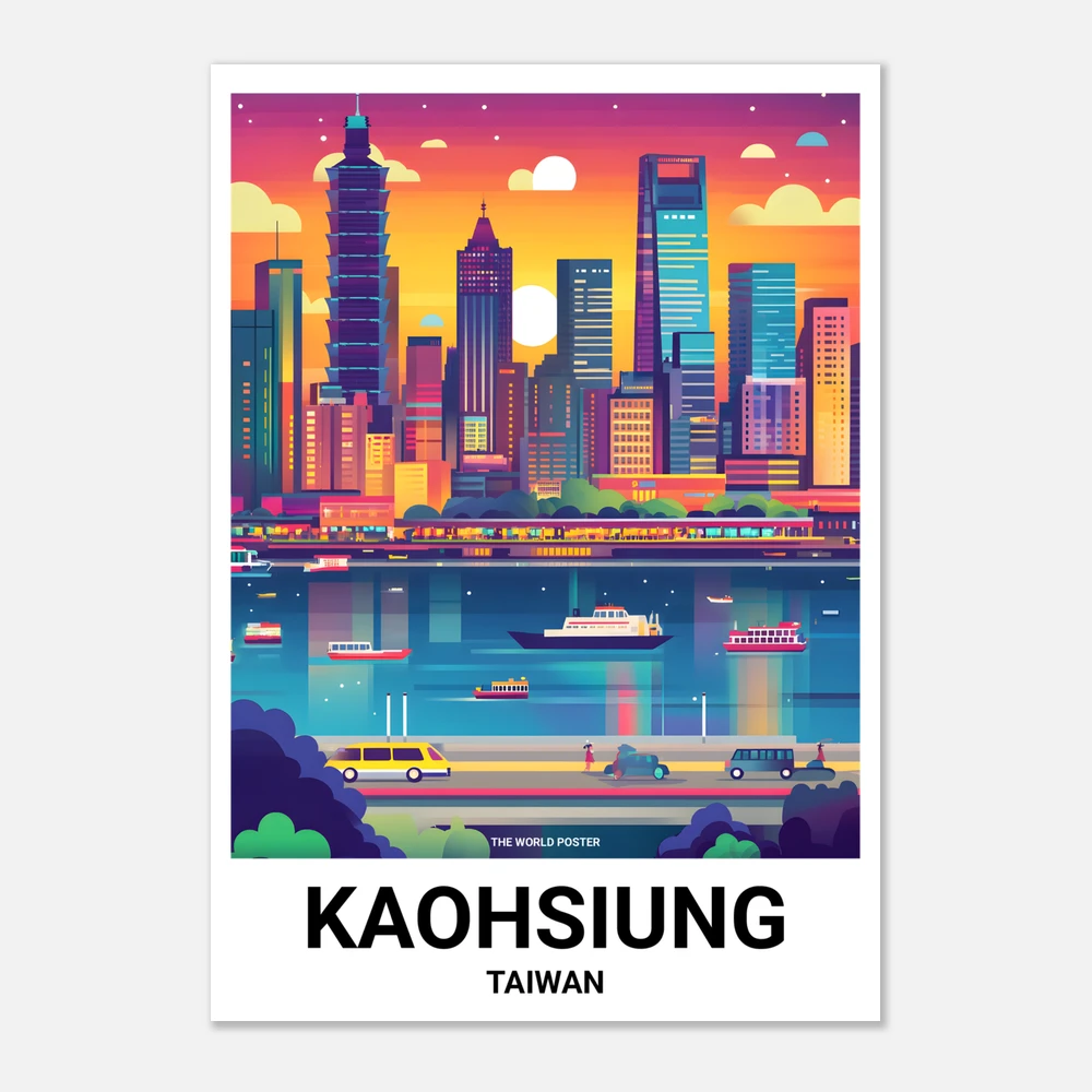 Affiche KAOHSIUNG - Image 1 of 6