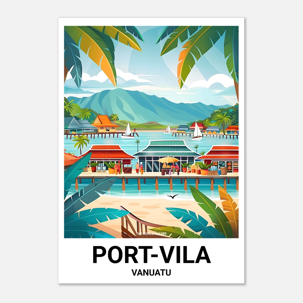 Affiche PORT-VILA - Image 1 of 6